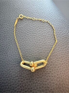 Hardware Link Inspired Bracelet  T and Company